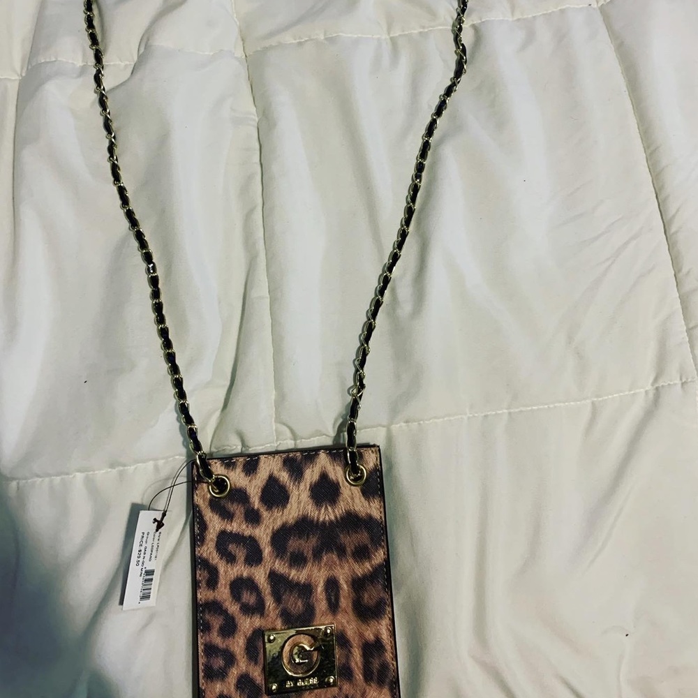 Guess cheetah travel bag brand new